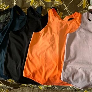 Old Navy Active Power Soft Racer back tank tops Size Large- Set of 5